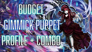 YUGIOH BUDGET Gimmick Puppet Deck and 1 Card combo POST BANLIST [upl. by Novyat61]