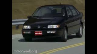 Motorweek 1996 Volkswagen Passat TDI Road Test [upl. by Hamitaf]