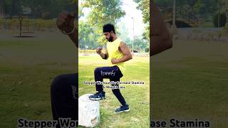 Stepper Workout For Increase Stamina amp Weight Loss 👍 yogafitness shortvideo [upl. by Nappy130]