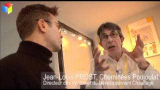 JeanLouis Prost Cheminées Poujoulat à interclimaelec 2012 [upl. by Malinin374]