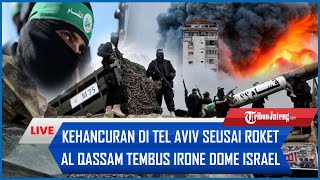 🔴KEHANCURAN di Tel Aviv seusai Roket Al Qassam Tembus Irone Dome Israel Hantam Wilayah Rehovot [upl. by Kusin]