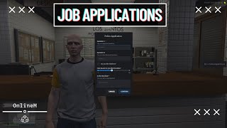 Qbcore fivem police application Script  Fivem Roleplay Scripts  Qbcore Script Shop [upl. by Jacquenette]