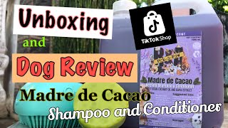 Madre de Cacao Shampoo and Conditioner  Unboxing and Dog Review [upl. by Netsud]