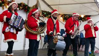 Grassington Dickensian Festival and Christmas Market 2017 4k Lumix TZ100 Ski Band [upl. by Otaner]