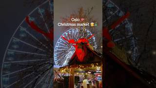 Christmas market in Oslo🇳🇴 “Jul i Vinterland” in Spikersuppa Park in Oslojul christmas oslo [upl. by Oler]