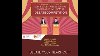 Elangeni TVET College Debate Competition [upl. by Pardner]