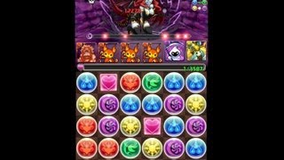 パズドラ「ヘラ降臨！」ベビーマッチプラス音符のしにがみ根性PTノーコン攻略解説付 [upl. by Deidre751]