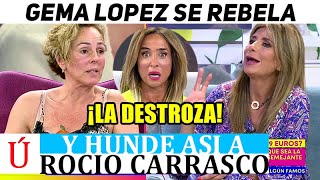 👊 Gema López BAJA LOS HUMOS y destroza a Rocío Carrasco en directo en Sálvame En el nombre de Rocío [upl. by Anyr]