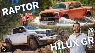 Toyota HiLux GR Sport Vs Ranger Raptor Showdown Which Offroader Reigns Supreme in the Real World [upl. by Marcus]