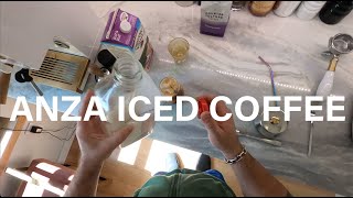 anza iced coffee quick run [upl. by Dalohcin]