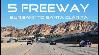 Los Angeles Freeways  Burbank to Santa Clarita [upl. by Aikel]