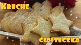 Przepis na kruche maślane ciasteczka  ciasteczka bożonarodzeniowe 🍪 [upl. by Nosreip]