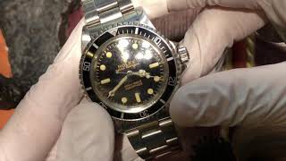 Vintage 1966 Rolex Submariner 5513 Gilt Gloss Dial [upl. by Ennaxxor933]