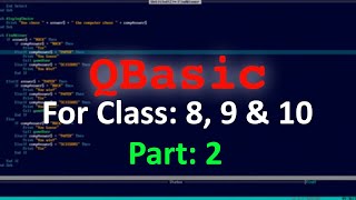 Basic concept of QBASIC in NepaliPart2  Program Control Structures Sequential Selection amp Loop [upl. by Gladdie77]