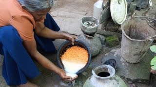 Dhal curry  Sri Lankan recipe filmed in a village  Red lentils  Parippu curry [upl. by Otreblig]