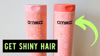 Amika Mirrorball High Shine Shampoo and Conditioner Review [upl. by Atniuq]