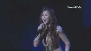 Sarah Geronimo  Lumingon Ka Lang  Million Thanks To Remember Sept 23 2012 [upl. by Ahsenod]