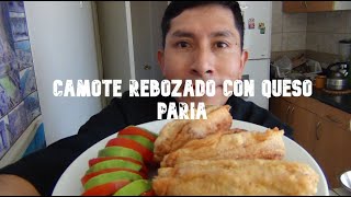 Camote rebozado con queso paria I Facil de preparar I Recetascocinaperuana😋🥔🇵🇪 cocinemosencasa [upl. by Ynot]