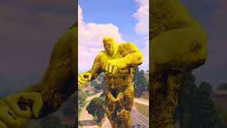 SHINCHAN Growing BIGGEST ALL FATHER ICE amp LAVA GOD HULK in GTA 5 shorts gta5 atgamer gta5videos [upl. by Heimer]