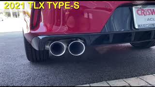 TLX TypeS vs MDX TypeS  Exhaust Battle  Start amp Idle [upl. by Ditmore]