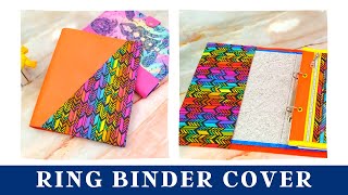 How to sew a RING BINDER COVER in any size [upl. by Pelage]