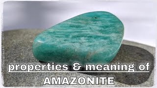 Amazonite Meaning Benefits and Spiritual Properties [upl. by Lokin]