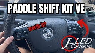 PADDLE SHIFT KIT VE COMMODORE BY JLED CUSTOMS  REVIEW amp TEST [upl. by Mateusz]