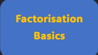 Factorisation Class 8 Maths [upl. by Pinelli]