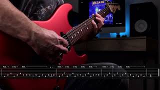 Lucretia  Megadeth  Rhythm Guitar Lesson [upl. by Tnomal848]