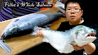 How to Cut Salmon Like a Pro StepbyStep Tutorial [upl. by Esserac]