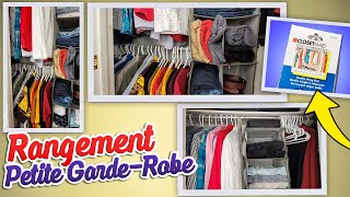 Rangement Petite GardeRobe ⎢6 Astuces pour une organisation efficace [upl. by Yelyac]