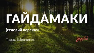 Тарас Шевченко — Гайдамаки стислий переказ аудіокнига [upl. by Neitsirhc]