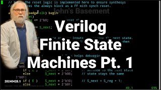 FPGA 17  Verilog Finite State Machines Part 1 [upl. by Mckenzie]