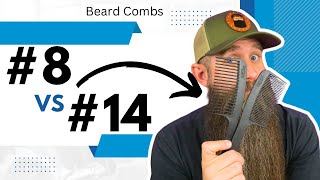 8 vs 14 Carbon Fiber Chicago Combs Beard Comparison [upl. by Nilo]