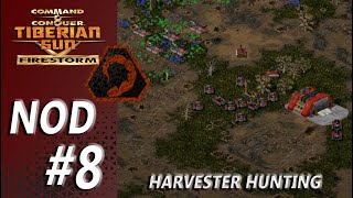 Tiberian Sun Firestorm  NOD 08  Harvester Hunting  Hard [upl. by Arda327]