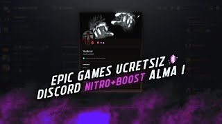 epic games bedava discord nitro alma 2023 [upl. by Werra]