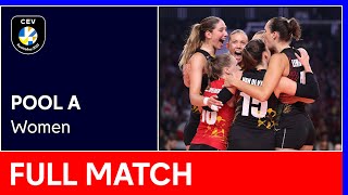 Full Match  Belgium vs Poland  CEV EuroVolley 2023 [upl. by Elkcim]