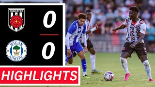 HIGHLIGHTS  Chorley 00 Wigan Athletic [upl. by Bent910]