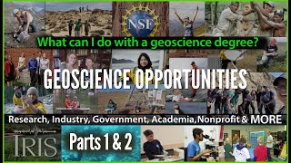 Geoscience Careers—Parts 1 amp 2 What can I do with my degree in geoscience So many things [upl. by Rebmetpes]