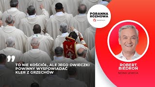 Robert Biedroń potępia apele partii politycznych o kościelne poparcie w wyborach [upl. by Ysdnil441]