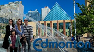 Downtown EDMONTON Walk [upl. by Hannon]