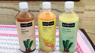 Kapiva Aloevera juice  Amla juice  Aloe  Garcinia Juice Unboxing [upl. by Learsi]