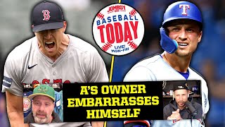 The As owner just embarrassed himself and MLB  Baseball Today [upl. by Nitsruk]