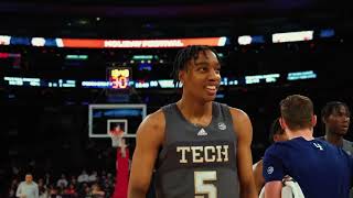 GT Basketball  Georgia TechPenn State highlights December 16 2023 [upl. by Alliuqaj]