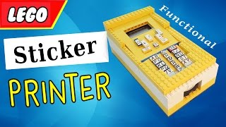 LEGO Sticker Printer Machine Skin [upl. by Ahsiekam795]