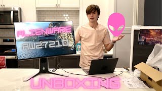 Alienware AW2721D UnboxingA 240hz 1440p Gaming Beast [upl. by Terencio]