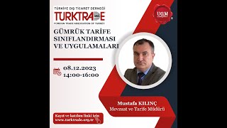 Gümrük Tarife Sınırlandırması ve Uygulamaları [upl. by Nabi]