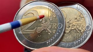 Error 2 euro coin Germany  INCREDIBLE [upl. by Eerac]