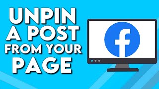 How To Unpin a Post From Your Page on Facebook PC [upl. by Otha]