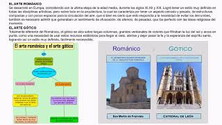 Diferencias básicas entre el gótico y el románico [upl. by Ettenirt]